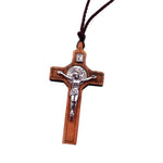 Collier Croix en Bois et métal - Vignette | La Paroissienne