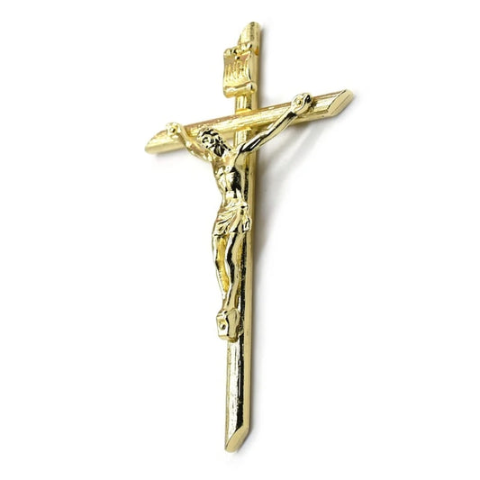 Pendentif Croix Plaqué Or 24K