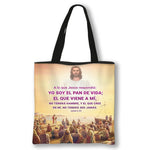 Sac Cabas avec Impression prières catholiques en Espagnol - "Dios Está Conmigo" - Vignette | La Paroissienne