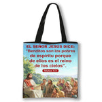 Sac Cabas avec Impression prières catholiques en Espagnol - "Dios Está Conmigo" - Vignette | La Paroissienne